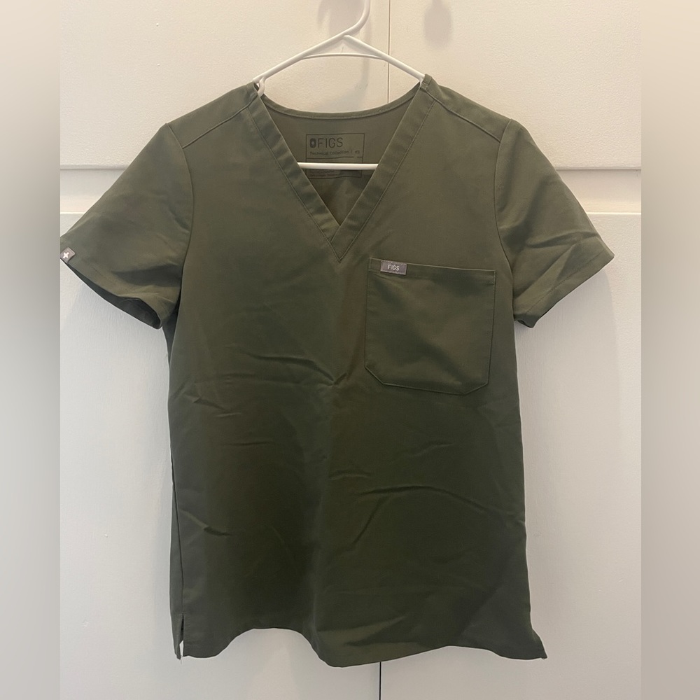 XS Figs scrub top - green, Catarina